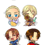 APH Chibi Keychain