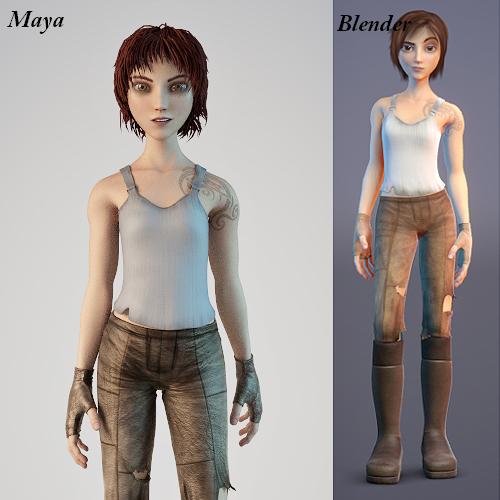 The difference between Maya and Blender by DebiTheFox on DeviantArt