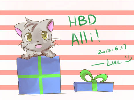 HBD ALLI!