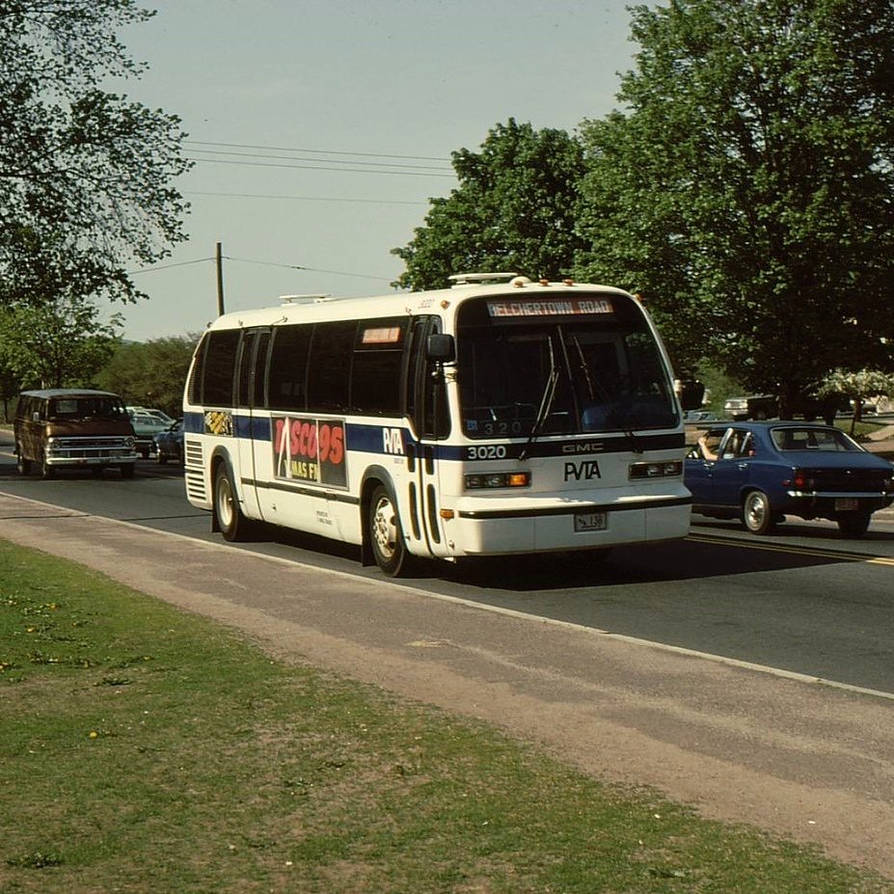 Pvta Rts Bus PVTA 1978 GMC RTS-II T7W-603 #3020 on route 320. by ladybird413 on ...