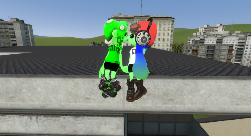 Meggy X Kelly - Roof Kiss