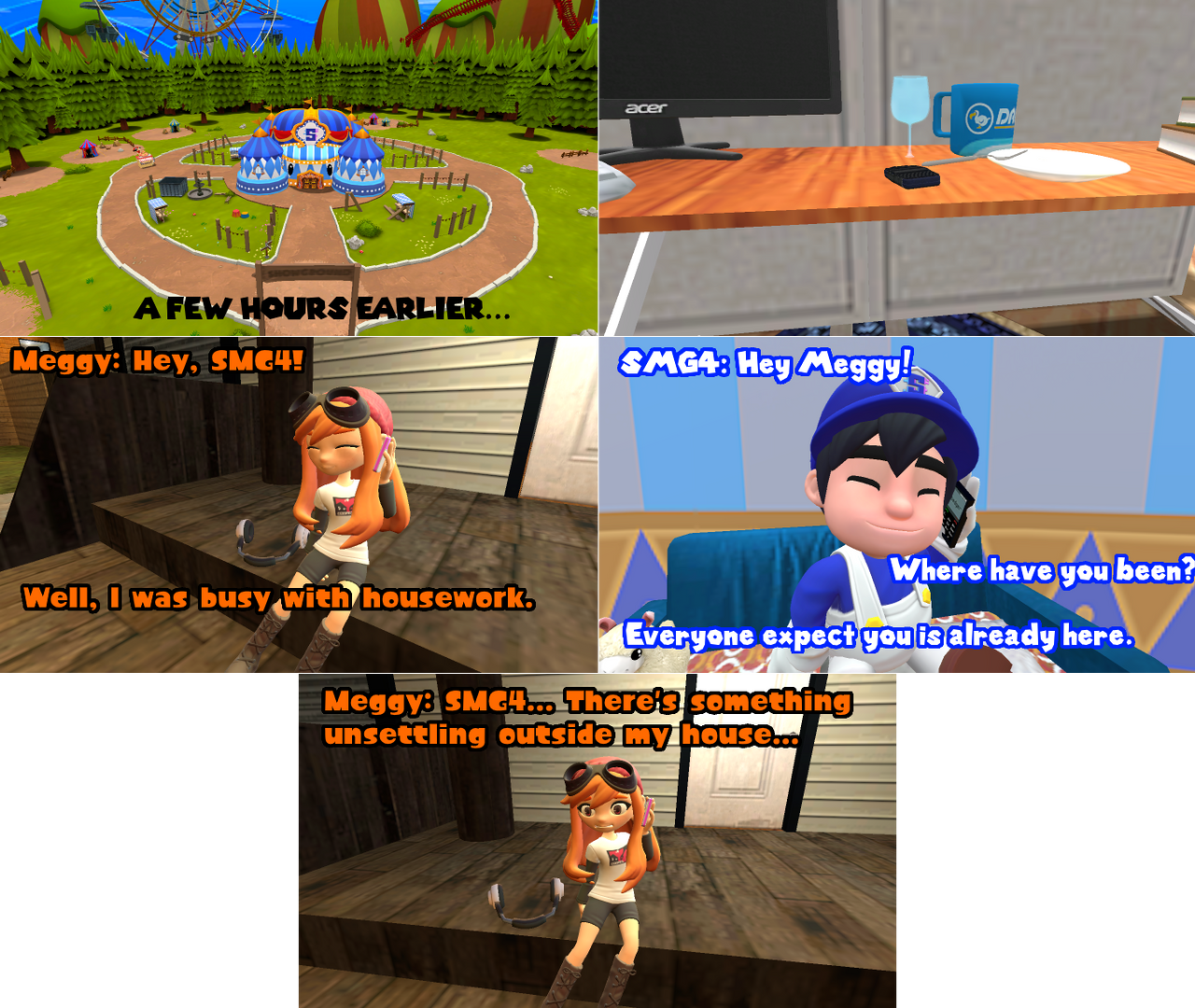 SMG4 Calling Meggy (SMG4 AU)