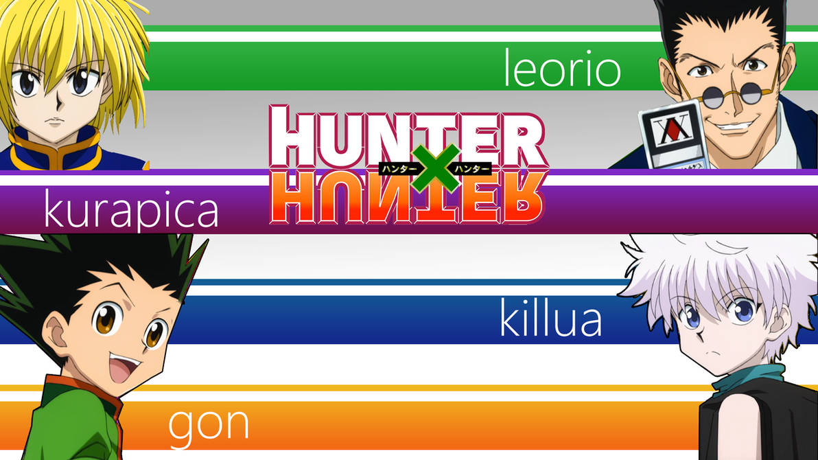 Hunter x Hunter 2011(Gon, Kirua, Kurapika, Leorio) by girardanna on  DeviantArt