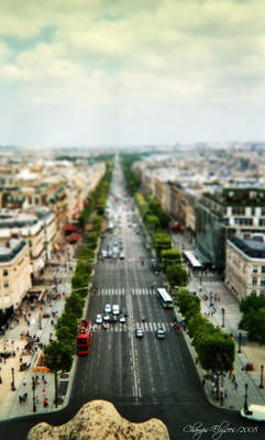 Above Champs-Elysees...