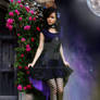 Violet Gothic Girl