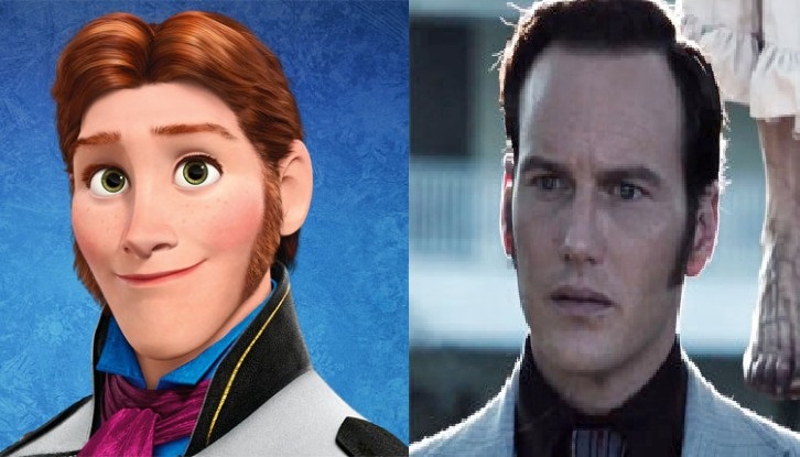 Prince Hans (Frozen) and Ed Warren (Conjuring)