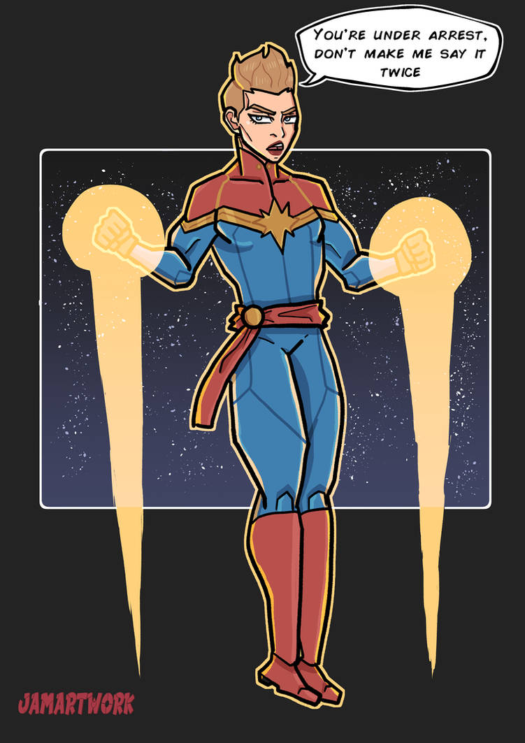 Captain Marvel by Jamartworks on DeviantArt