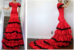 Spanish Dancer Flamenco dress 3 by EtaniaVII