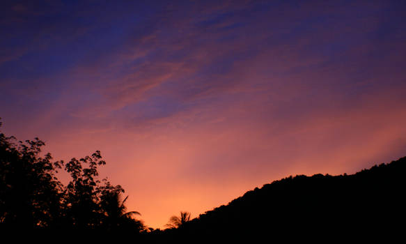 Sunset in Sai Yuan