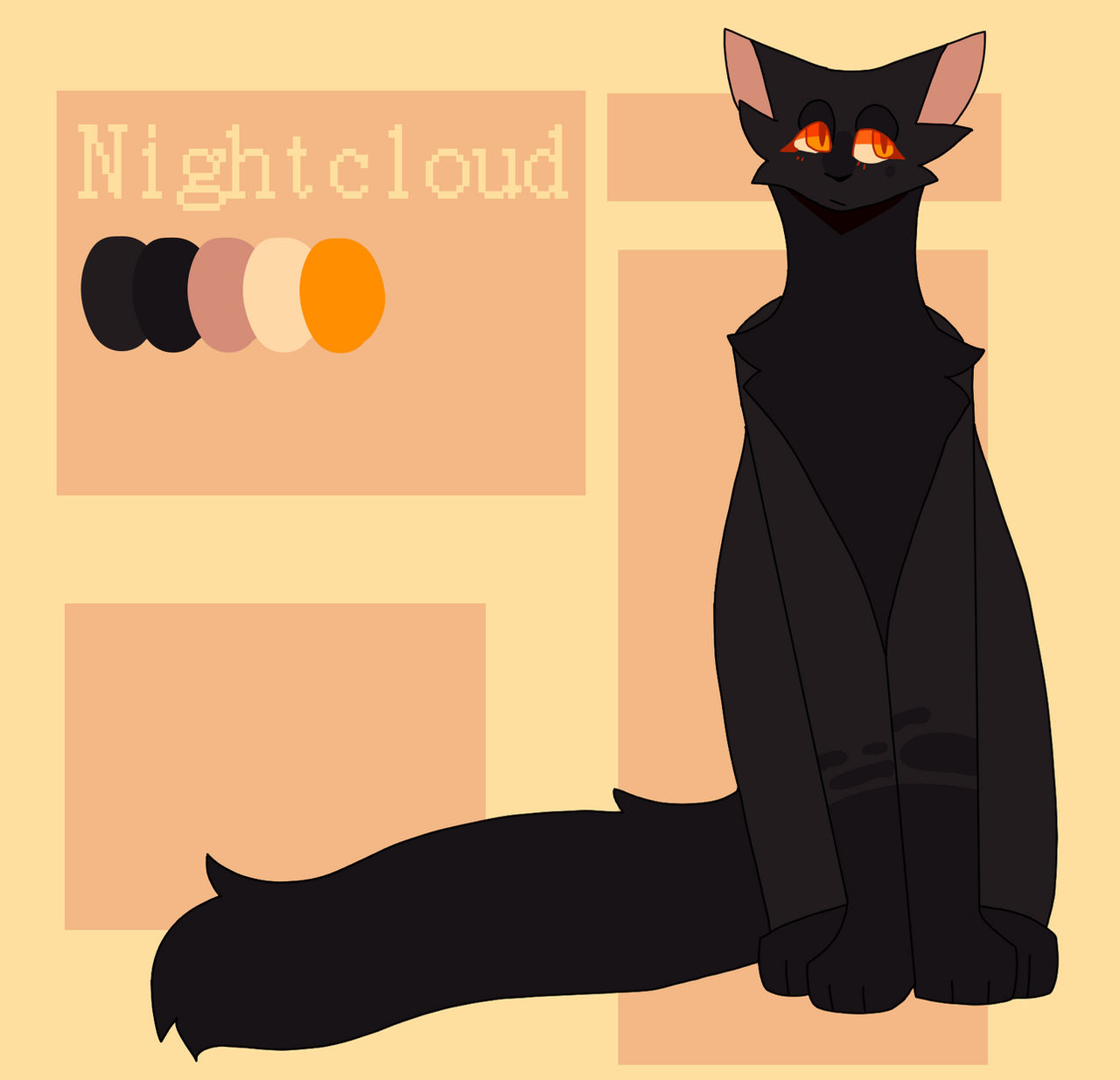 {100 warrior cats challenge} #80 - Nightcloud by Silvieq on DeviantArt