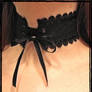 Lace corset choker II