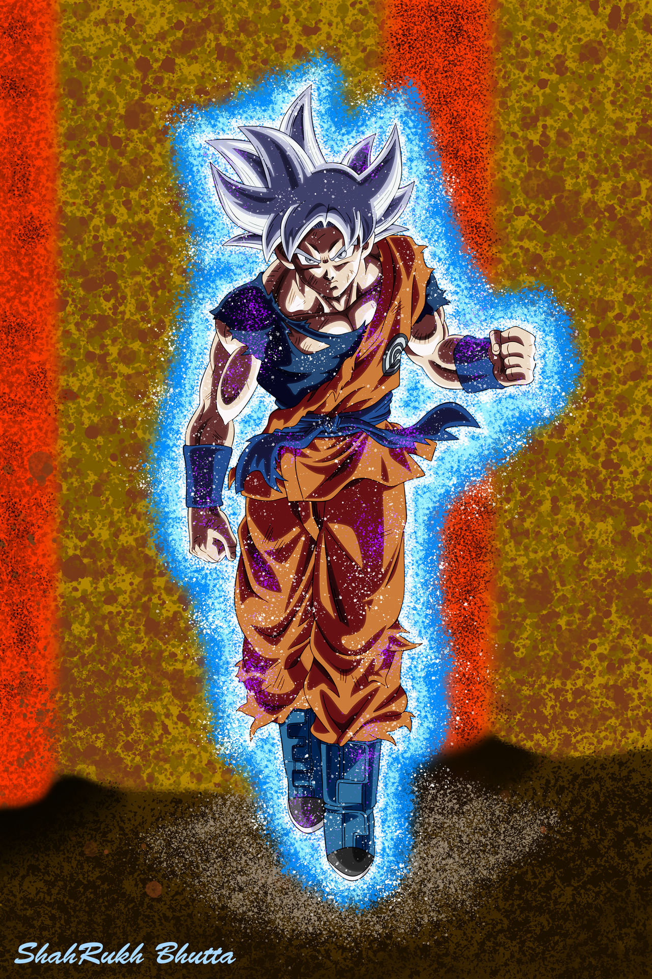 Goku Mastered Ultra Instinct Wallpaper by kazuyamishima1234 on DeviantArt