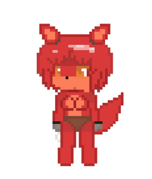 FNIA Foxy in Pixel Style (ANIMATED)