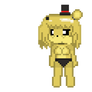 FNIA Golden Freddy in Pixel Style (ANIMATED)
