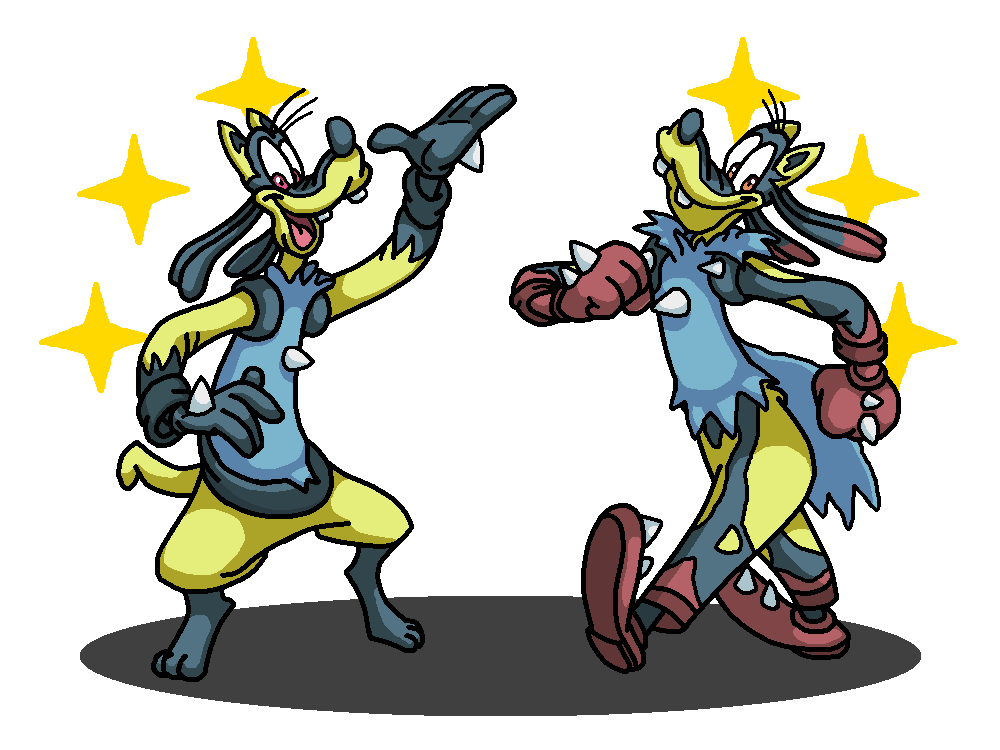 Properly Colored Shiny Mega Lucario by Othienka on DeviantArt