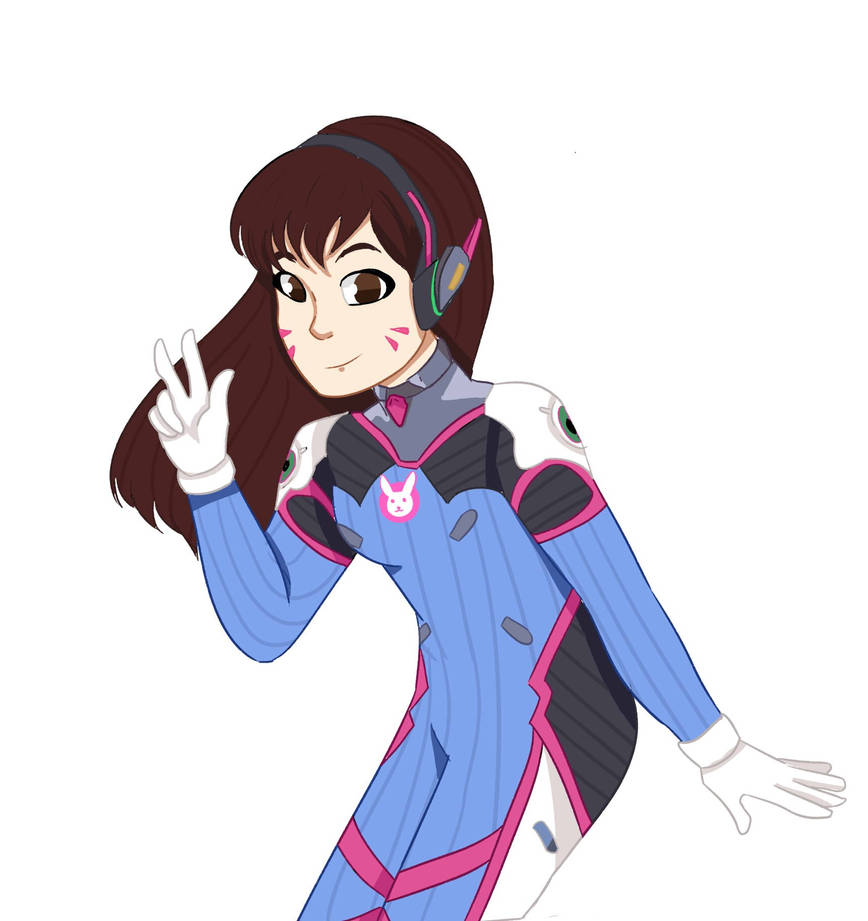 Dva by PenguinGamer10 on DeviantArt