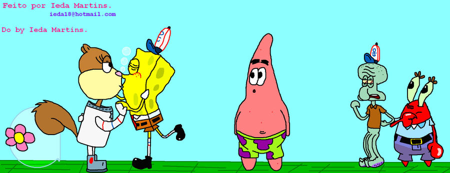 SB and SC kissing in the work by iedasb on DeviantArt