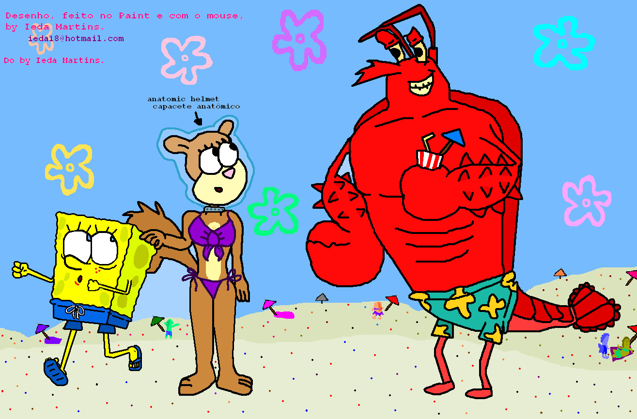 Sb, Sc and Larry in the beach