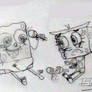 Baby SpongeBob Meg and Stanley