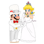 Mario and Peach marriage outfit