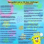 30 days challenge SpongeBob and oc by iedasb