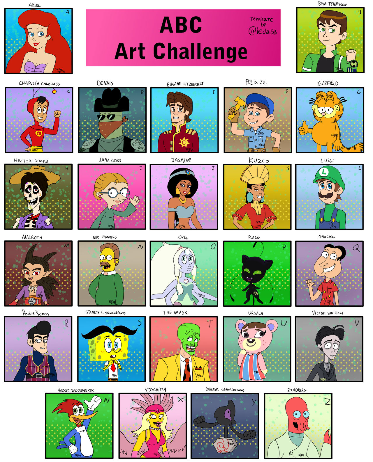 ABC Art Challenge by iedasb on DeviantArt