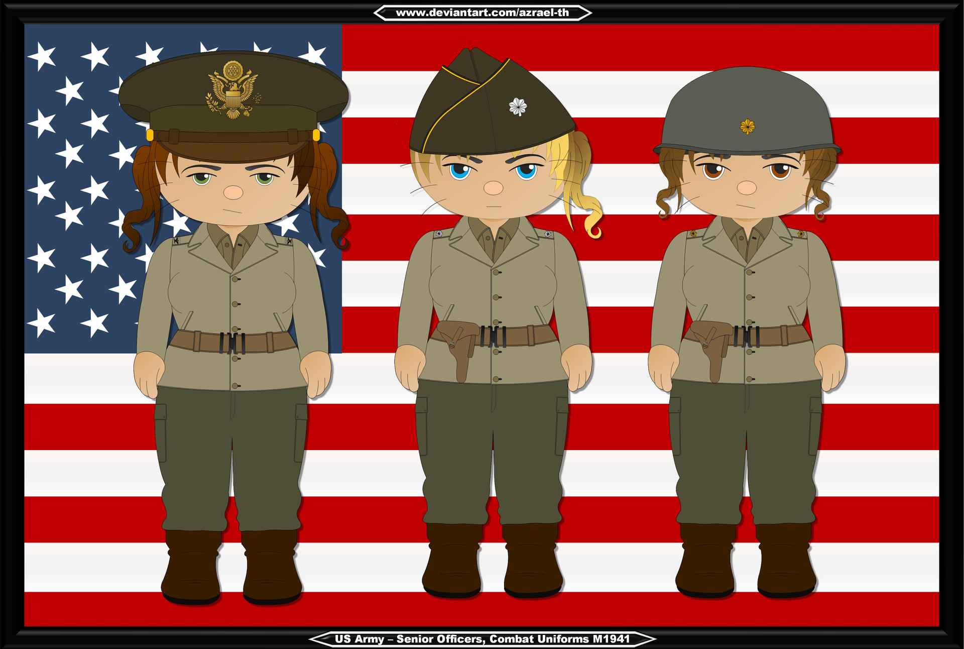 Deviantart Ww2 Signal Ww2-us-v4-army-group-4-frame by Azrael-TH on DeviantArt