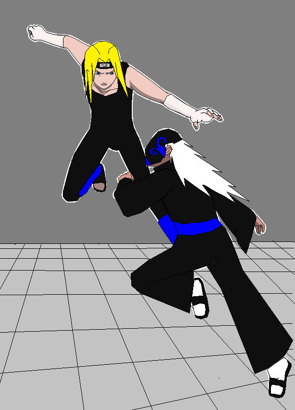 Taijutsu Battle by Anime4usall on DeviantArt