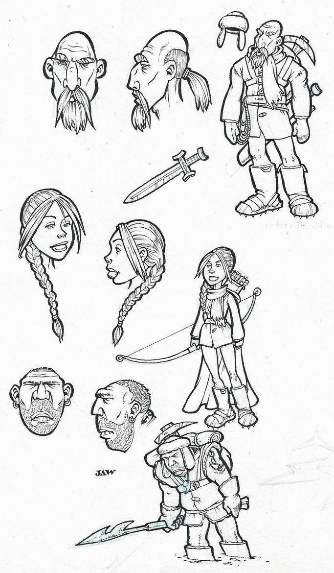 Main Character Reference by Woolfman54 on DeviantArt