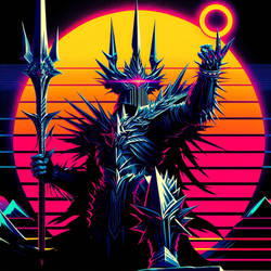 Synthwave Sauron