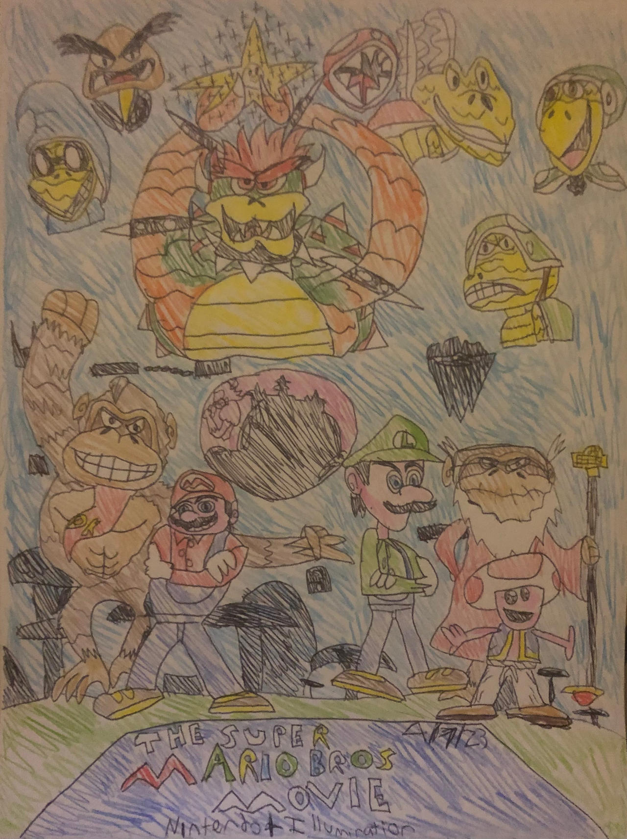 Mario Deviantart Poster Super Mario Bros Movie New Poster by Hotdog900 on DeviantArt