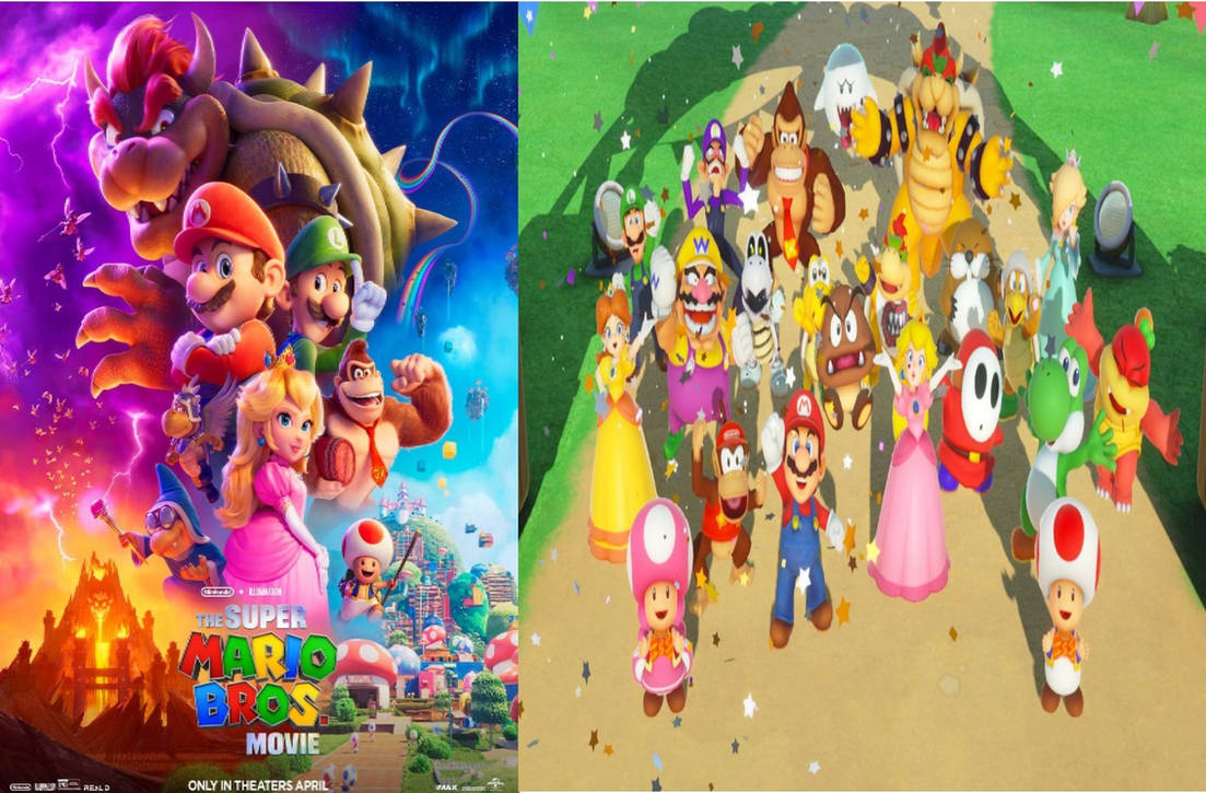 Mario and Friends Reaction of New TSMBM poster by Hotdog900 on DeviantArt