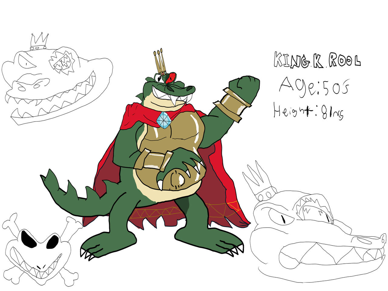 Super Mario Rebirth Series King K Rool by Hotdog900 on DeviantArt