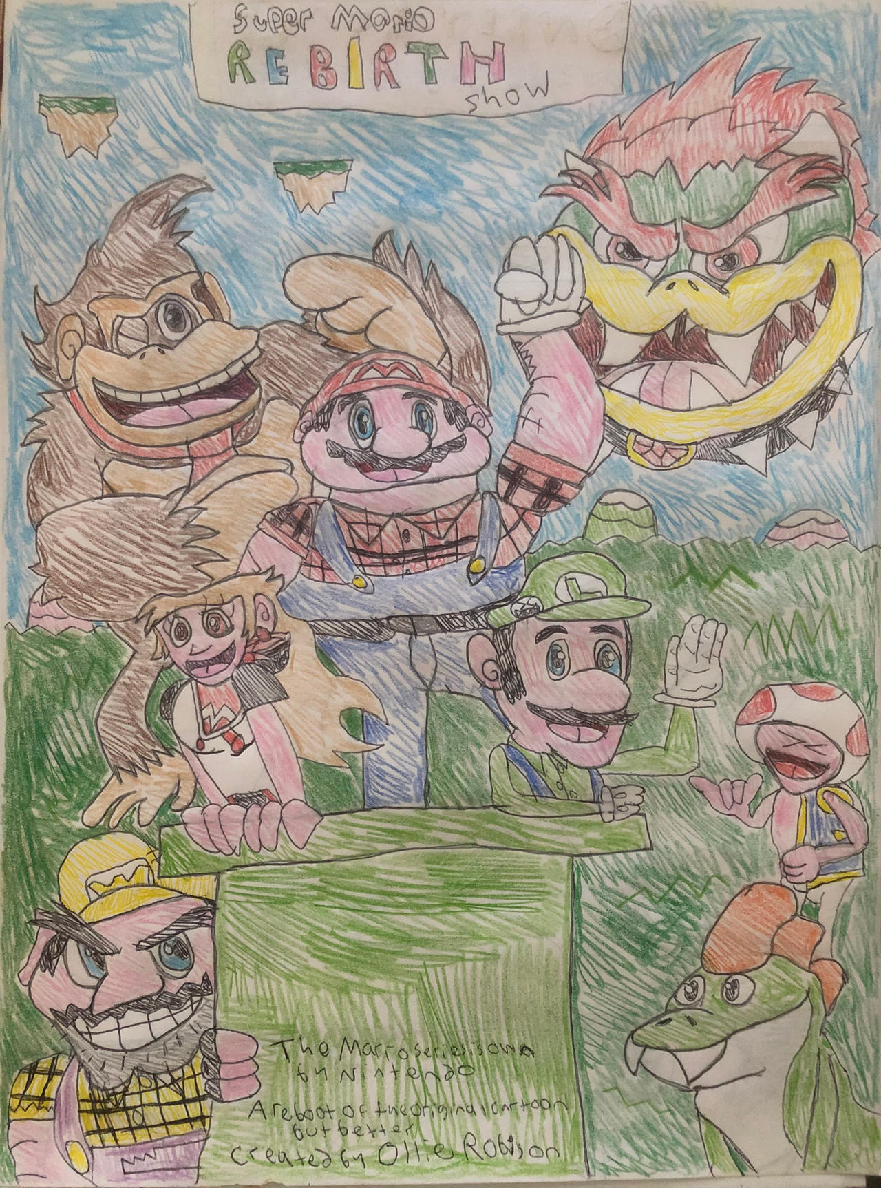 Mario Relived Super Mario Rebirth Show Poster by Hotdog900 on DeviantArt
