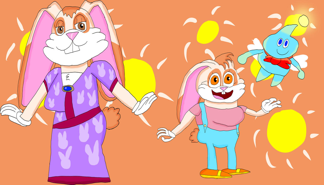 Sonic the Hedgehog Rebirth: The Rabbit Family by Hotdog900 on DeviantArt