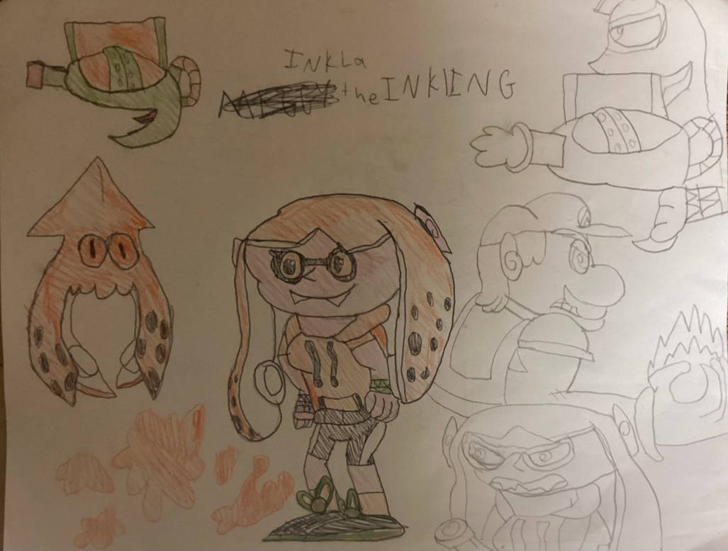 Inkzilla Inkling Smashverse: Inkla the Inkling by Hotdog900 on DeviantArt