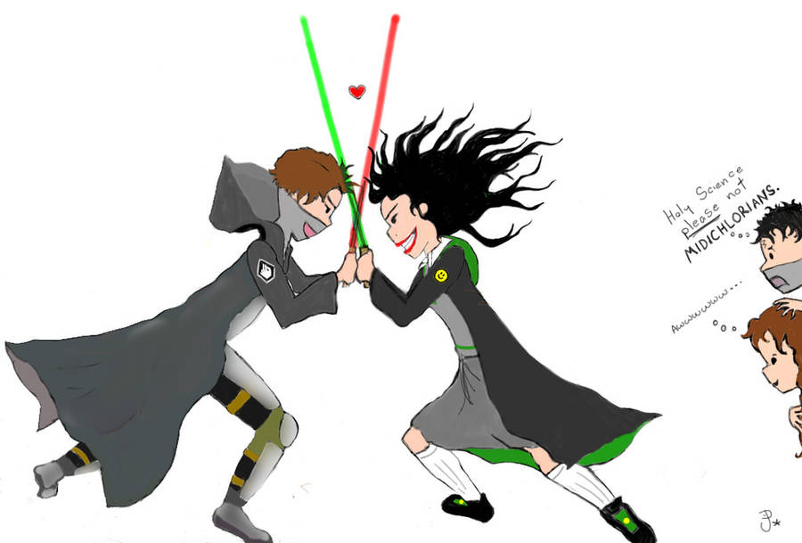 HPatMoR lightsaber duel by MoonrakerJay