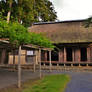 Japanese traditional thatched-roofed Minka