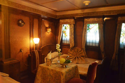 The 1st class cabin of Hikawa Maru
