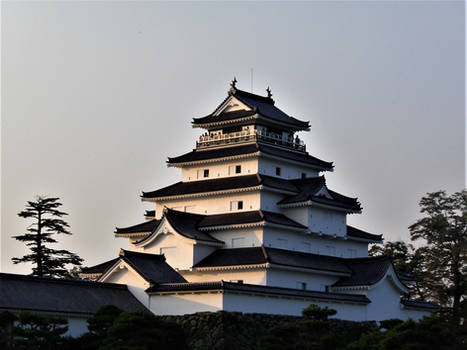 Tsurugajou in evening