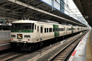 Type 185 EMU at Tokyo Station