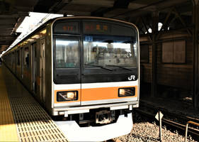Type E209 1000 EMU in Chuo Rapid Line