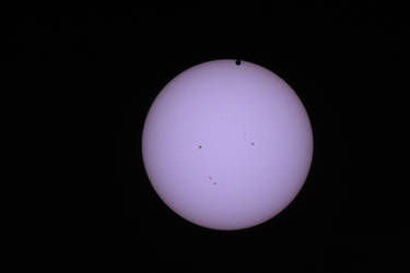 Second Contact  Transit of Venus 2012