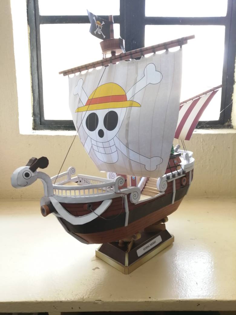 One Piece Going Merry Papercraft (2) by TheSefer on DeviantArt