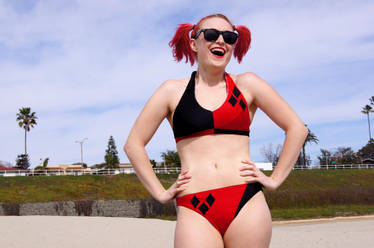 Harley Quinn Bikini Model for Wollstone Crafts