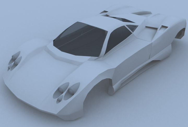 Pagani Zonda F WIP 3