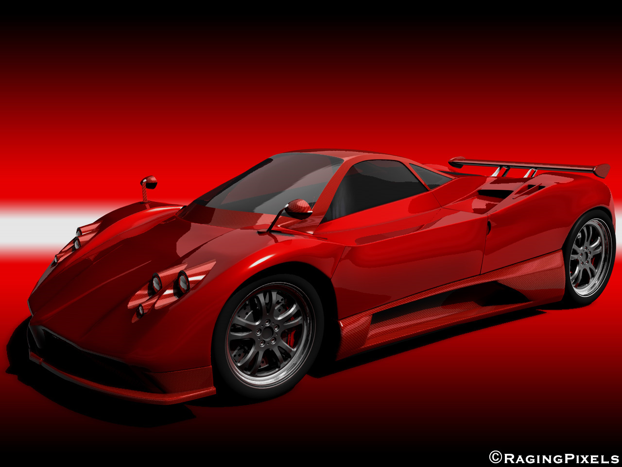 Zonda Red Wallpaper