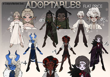 [OPEN] $15  FLAT PRICE ADOPTABLES