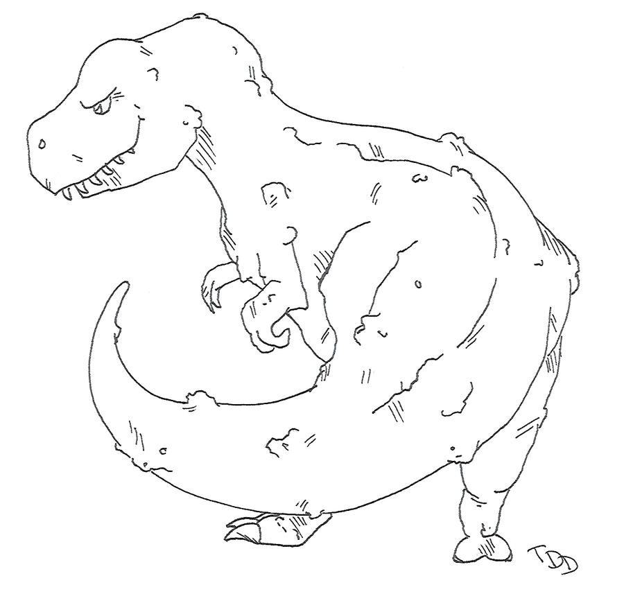 Poopasaurus Rex potatosaurus rex by TDDog on DeviantArt