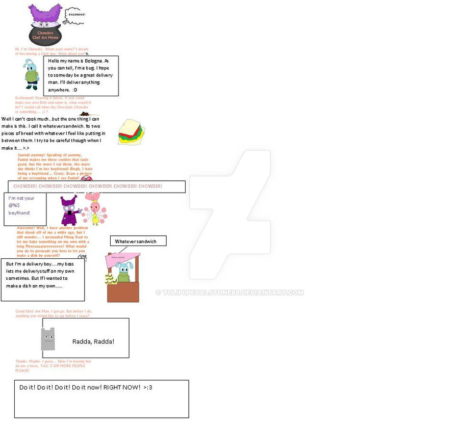 Chowder Meme filled by tulip0petal0tune88 on DeviantArt